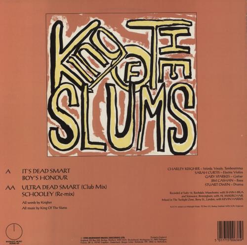 King Of The Slums It's Dead Smart 12" vinyl single (12 inch record / Maxi-single) UK KTS12IT502149
