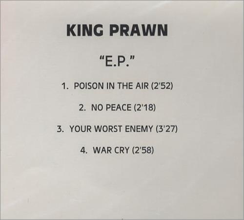 King Prawn E.P. CD-R acetate UK KPWCREP423466