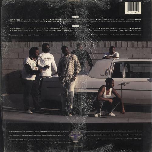 King Tee Act A Fool + Shrink vinyl LP album (LP record) US 1RZLPAC747434
