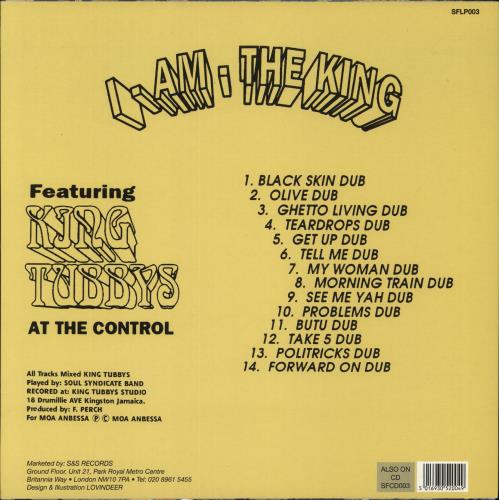 King Tubbys I Am The King vinyl LP album (LP record) UK 420LPIA871160