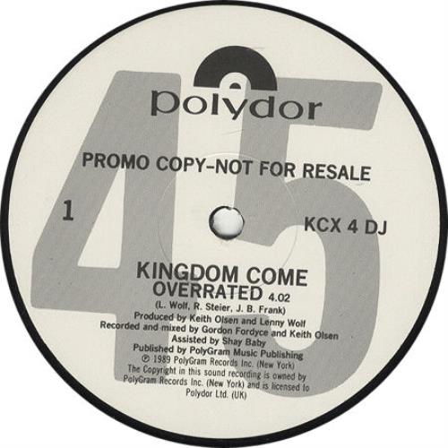 Kingdom Come (80s) Kingdom Come 12" vinyl single (12 inch record / Maxi-single) UK KCO12KI186734