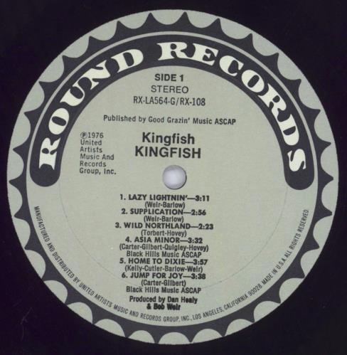 Kingfish Kingfish vinyl LP album (LP record) US KFSLPKI146152