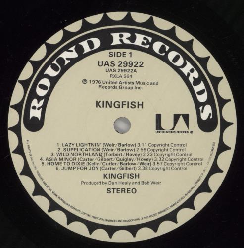 Kingfish Kingfish vinyl LP album (LP record) UK KFSLPKI443301