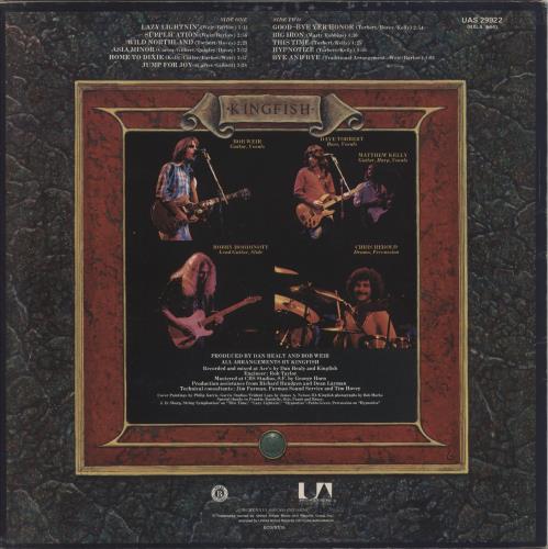 Kingfish Kingfish vinyl LP album (LP record) UK KFSLPKI443301