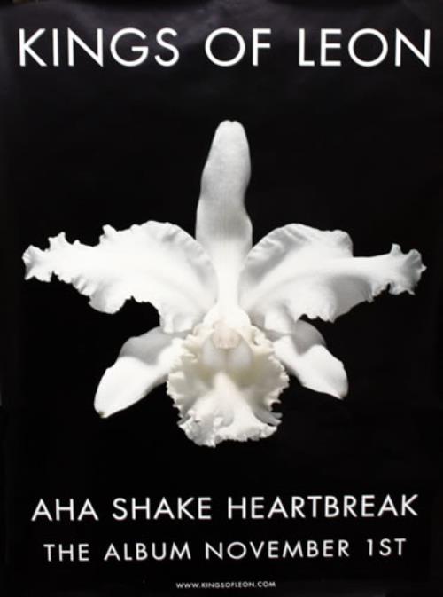 Kings Of Leon Aha Shake Heartbreak poster UK KOLPOAH547216