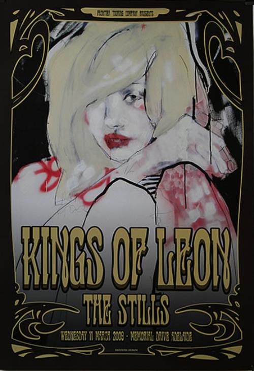 Kings Of Leon Australian Tour Poster [Adelaide] poster Australian KOLPOAU471387