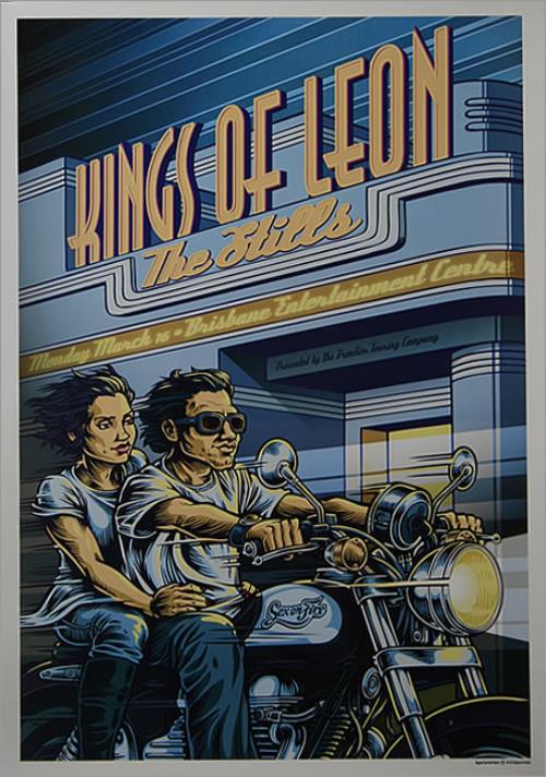Kings Of Leon Australian Tour Poster [Brisbane] poster Australian KOLPOAU471396