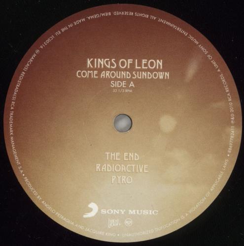 Kings Of Leon Come Around Sundown 2-LP vinyl record set (Double LP Album) UK KOL2LCO520484