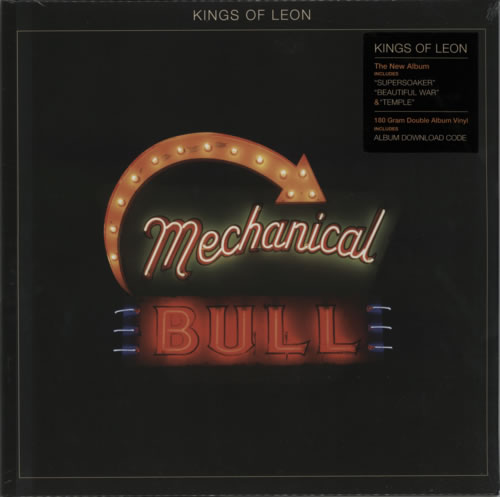 Kings Of Leon Mechanical Bull - 180 Gram Vinyl - Sealed 2-LP vinyl record set (Double LP Album) UK KOL2LME592085