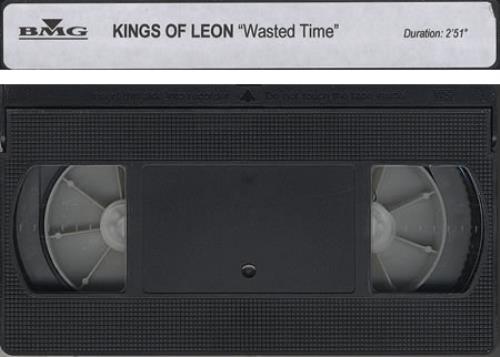 Kings Of Leon Wasted Time video (VHS or PAL or NTSC) UK KOLVIWA264800