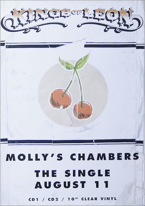 Kings Of Leon Molly's Chambers UK Promo poster (269615)
