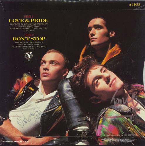 King Love & Pride - Autographed 7" vinyl single (7 inch record / 45) UK K-G07LO819476