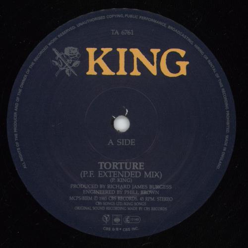 King Torture 12" vinyl single (12 inch record / Maxi-single) UK K-G12TO35549
