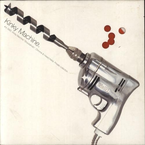 Kinky Machine Shockaholic - Red Vinyl 10" vinyl single (10 inch record) UK KIK10SH177741