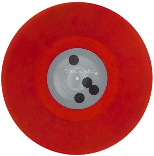 Kinky Machine Shockaholic - Red Vinyl 10" vinyl single (10 inch record) UK KIK10SH177741