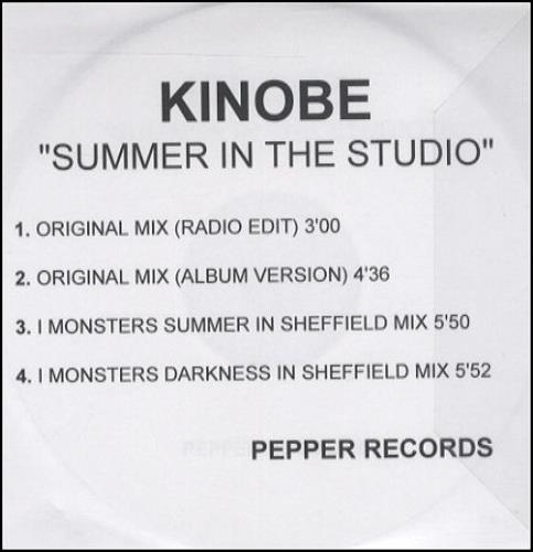 Kinobe Summer In The Studio CD-R acetate UK KNBCRSU246729