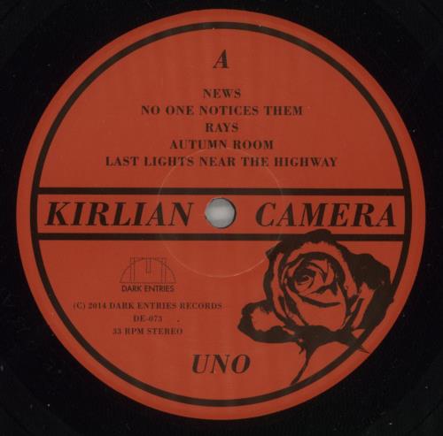 Kirlian Camera Uno + Flexi-disc vinyl LP album (LP record) US 89TLPUN865365