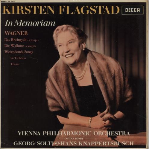 Kirsten Flagstad In Memoriam vinyl LP album (LP record) UK KJZLPIN754218