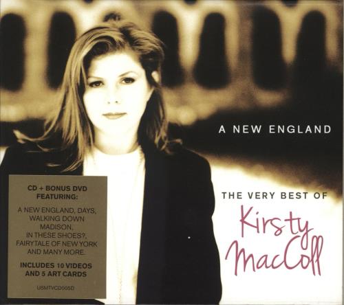 Kirsty MacColl A New England: The Very Best Of 2-disc CD/DVD set UK KIR2DAN708460