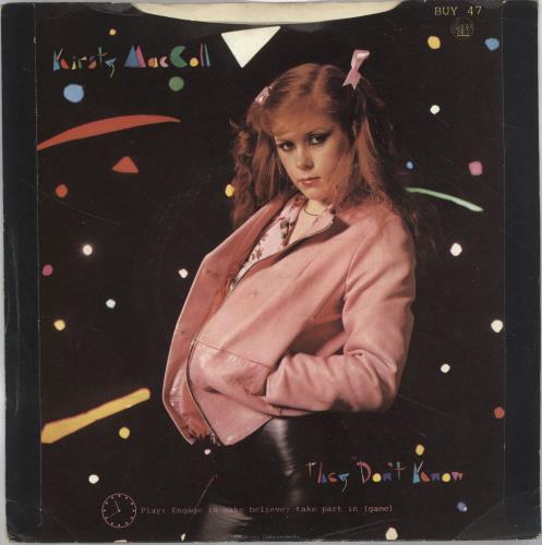 Kirsty MacColl They Don't Know + p/s 7" vinyl single (7 inch record / 45) UK KIR07TH205571