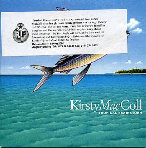 Kirsty MacColl Tropical Brainstorm Sampler CD single (CD5 / 5") UK KIRC5TR149005