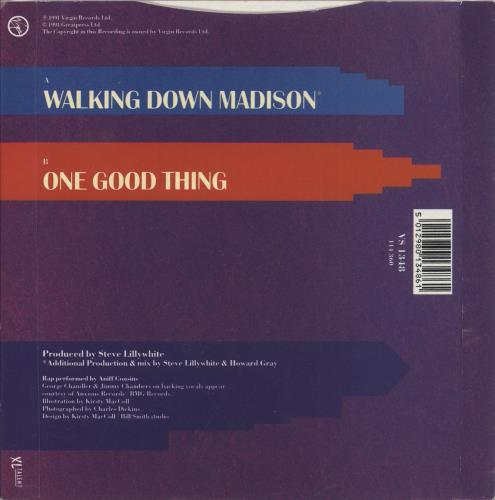 Kirsty MacColl Walking Down Madison 7" vinyl single (7 inch record / 45) UK KIR07WA103114