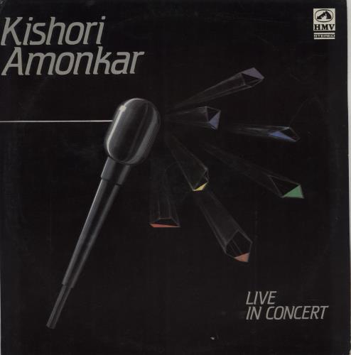 Kishori Amonkar Live In Concert vinyl LP album (LP record) Indian 17SLPLI751872