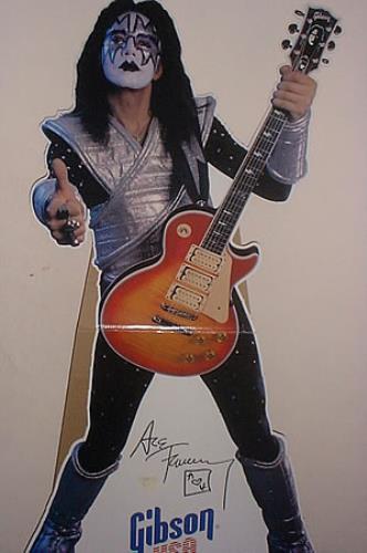 Kiss Ace Frehley Standee - Autographed display US KISDIAC210757