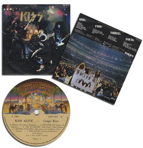 Kiss Alive! - Laminated Sleeve 2-LP vinyl record set (Double LP Album) Colombian KIS2LAL237763
