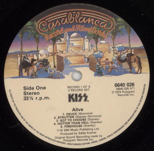 Kiss Alive! 2-LP vinyl record set (Double LP Album) UK KIS2LAL14352