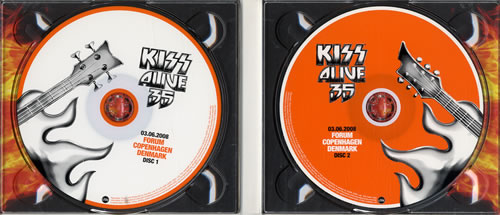 Kiss Alive 35 - Copenhagen 2 CD album set (Double CD) Danish KIS2CAL597901