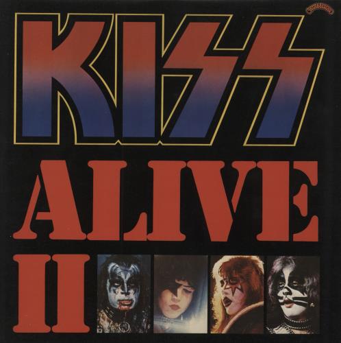 Kiss Alive II + Booklet + Tattoos 2-LP vinyl record set (Double LP Album) UK KIS2LAL788207