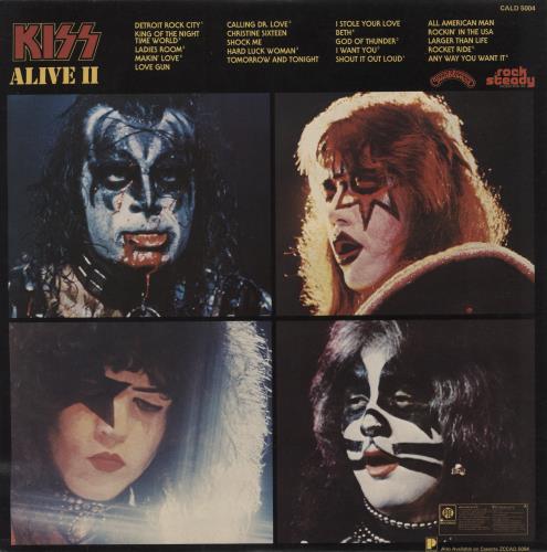Kiss Alive II + Booklet + Tattoos 2-LP vinyl record set (Double LP Album) UK KIS2LAL788207