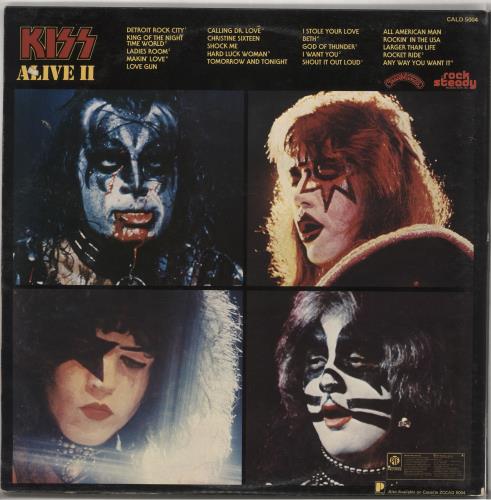 Kiss Alive II + Booklet - VG/EX 2-LP vinyl record set (Double LP Album) UK KIS2LAL731666