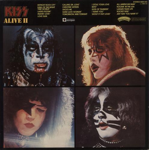 Kiss Alive II - EX 2-LP vinyl record set (Double LP Album) UK KIS2LAL868926