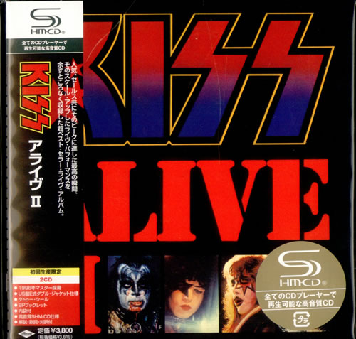 Kiss Alive II SHM CD Japanese KISHMAL439362