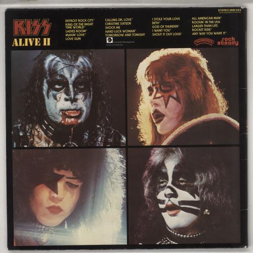 Kiss Alive II 2-LP vinyl record set (Double LP Album) Dutch KIS2LAL737193