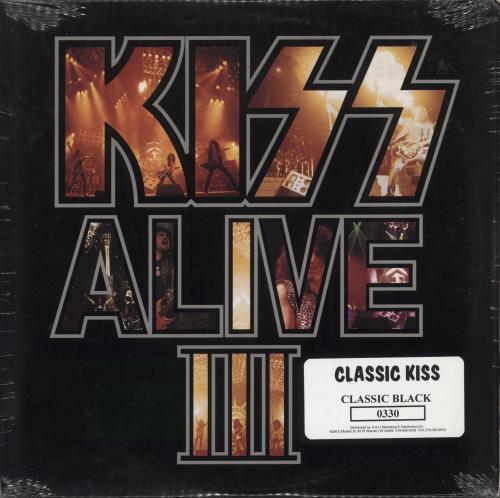 Kiss Alive III - Black Vinyl - Sealed 2-LP vinyl record set (Double LP Album) US KIS2LAL872133