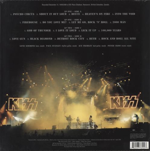 Kiss Alive: The Millenium Concert - 180 Gram Vinyl - Sealed 2-LP vinyl record set (Double LP Album) UK KIS2LAL872137