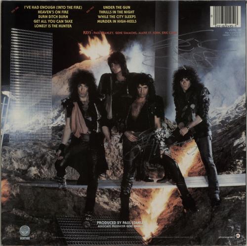 Kiss Animalize - Autographed vinyl LP album (LP record) UK KISLPAN654540