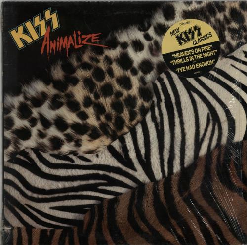 Kiss Animalize - stickered shrink vinyl LP album (LP record) US KISLPAN648864