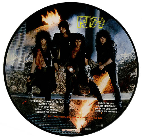 Kiss Animalize picture disc LP (vinyl picture disc album) Dutch KISPDAN14384