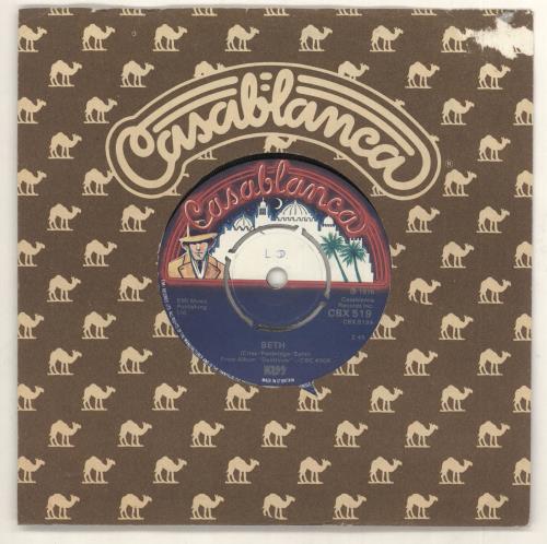 Kiss Beth - WOL 7" vinyl single (7 inch record / 45) UK KIS07BE729918