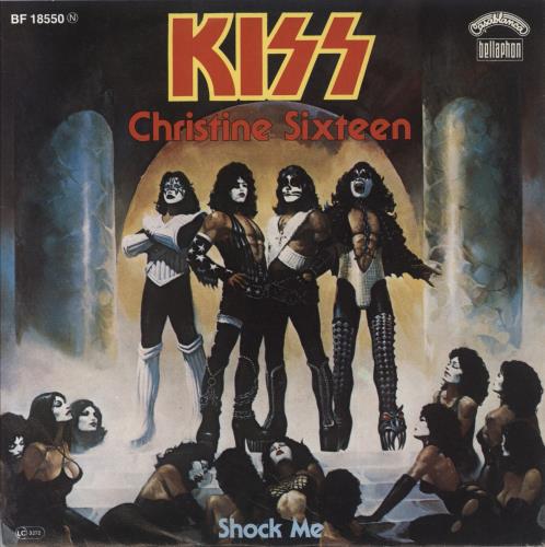 Kiss Christine Sixteen 7" vinyl single (7 inch record / 45) German KIS07CH13878