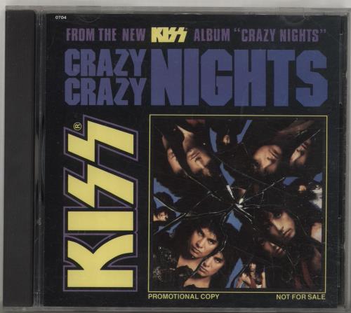 Kiss Crazy Crazy Nights CD single (CD5 / 5") US KISC5CR01031