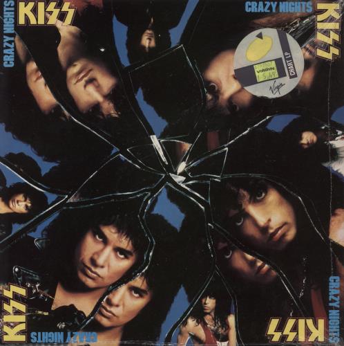 Kiss Crazy Nights - Shrink vinyl LP album (LP record) UK KISLPCR865526