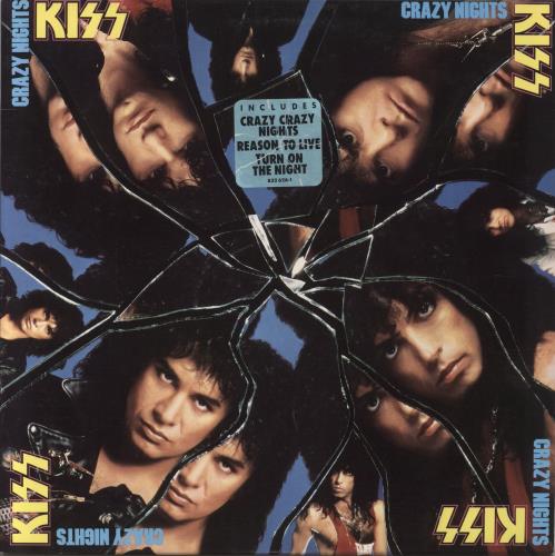 Kiss Crazy Nights vinyl LP album (LP record) US KISLPCR00922