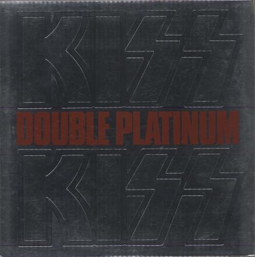 Kiss Double Platinum - Complete + Advert 2-LP vinyl record set (Double LP Album) Japanese KIS2LDO879464