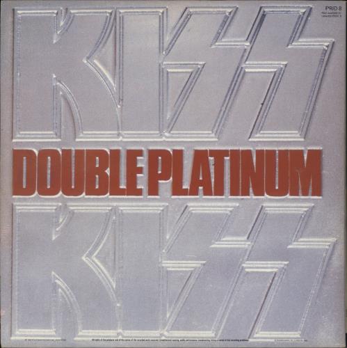 Kiss Double Platinum - Misprinted Riva Labels 2-LP vinyl record set (Double LP Album) UK KIS2LDO856757