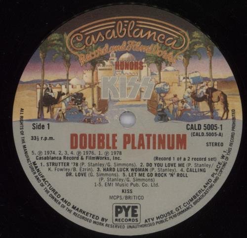 Kiss Double Platinum - VG 2-LP vinyl record set (Double LP Album) UK KIS2LDO893858